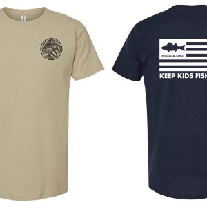 T-Shirt Striped Bass Keep Kids Fishing